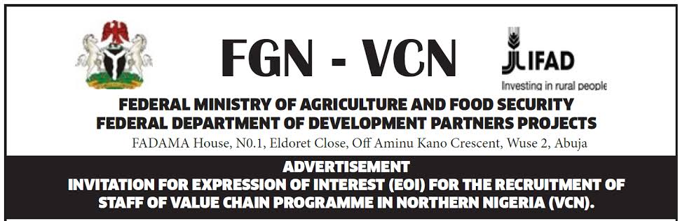 Federal Government Of Nigeria / Federal Ministry Of Agriculture And Food Security