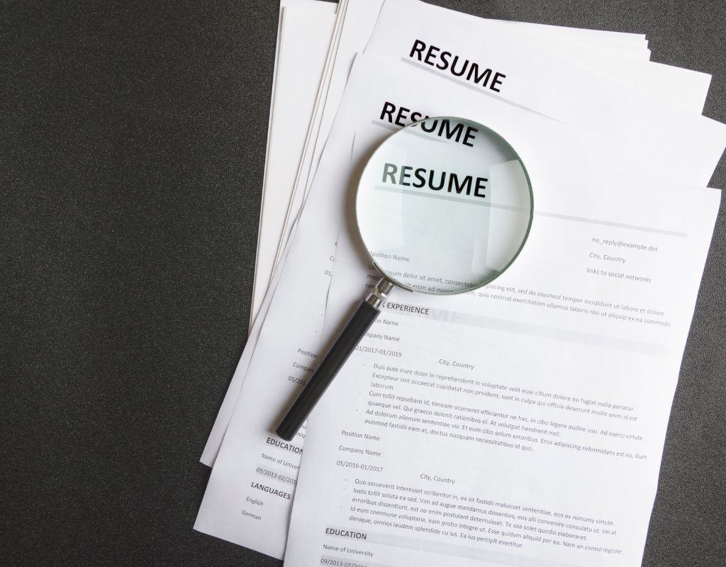What a Resume should look like