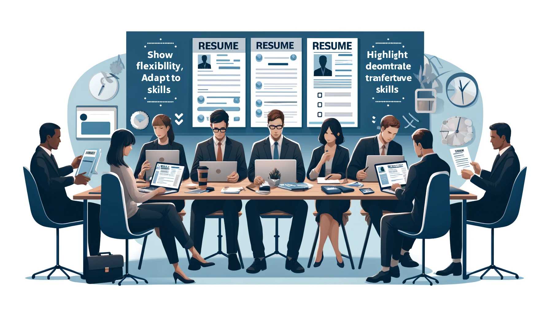 Resume writing: Highlighting Flexibility and Adaptability