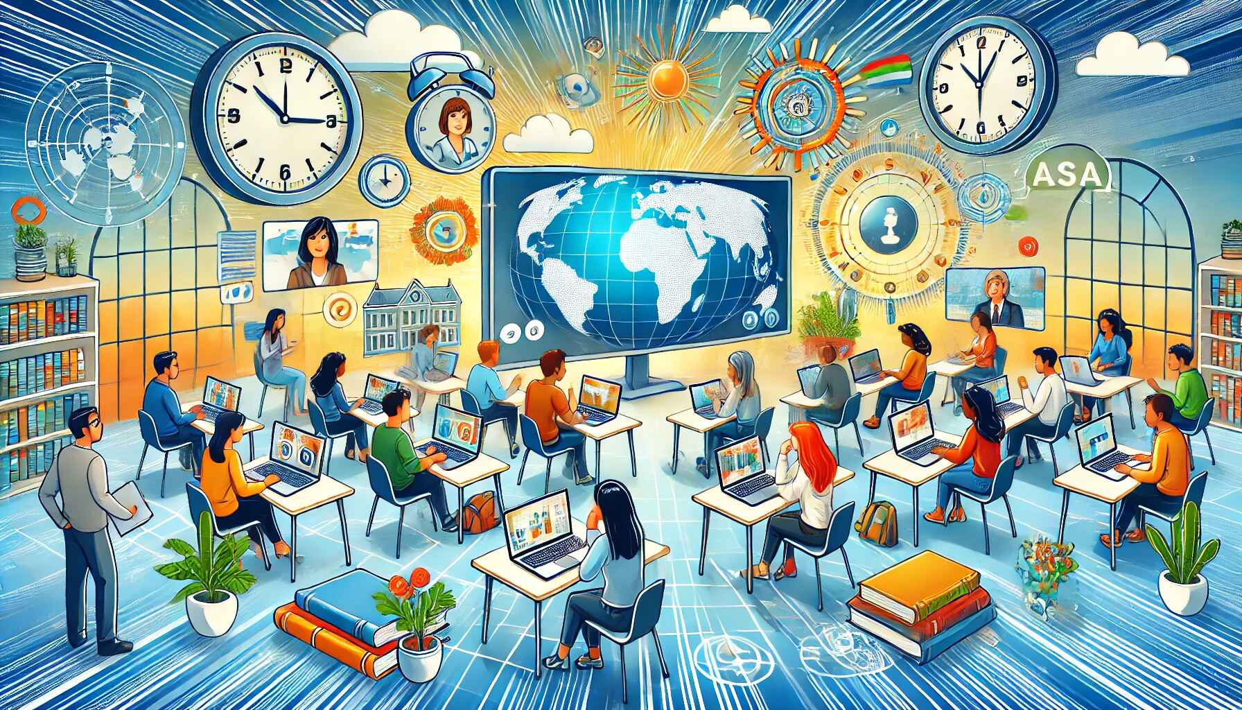 The Global Classroom Conundrum: Innovative Solutions for Cross-Time Zone Learning