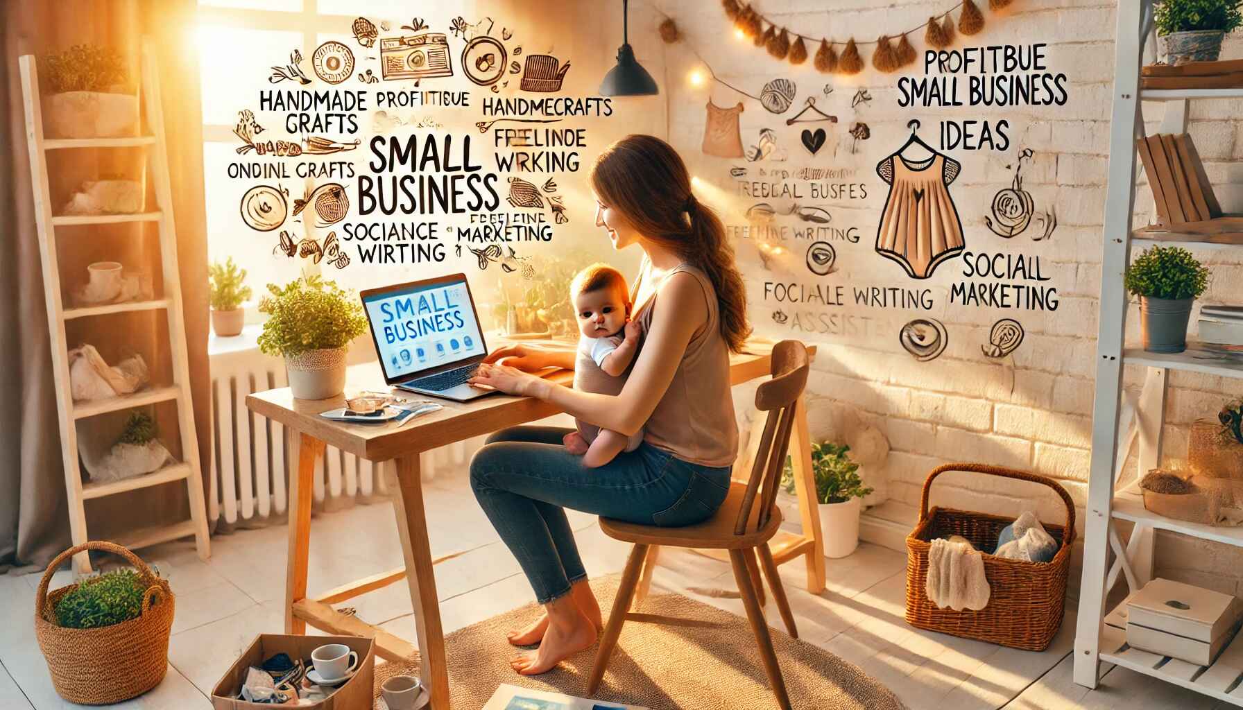 10 Profitable Small Business Ideas for Stay-at-Home Moms