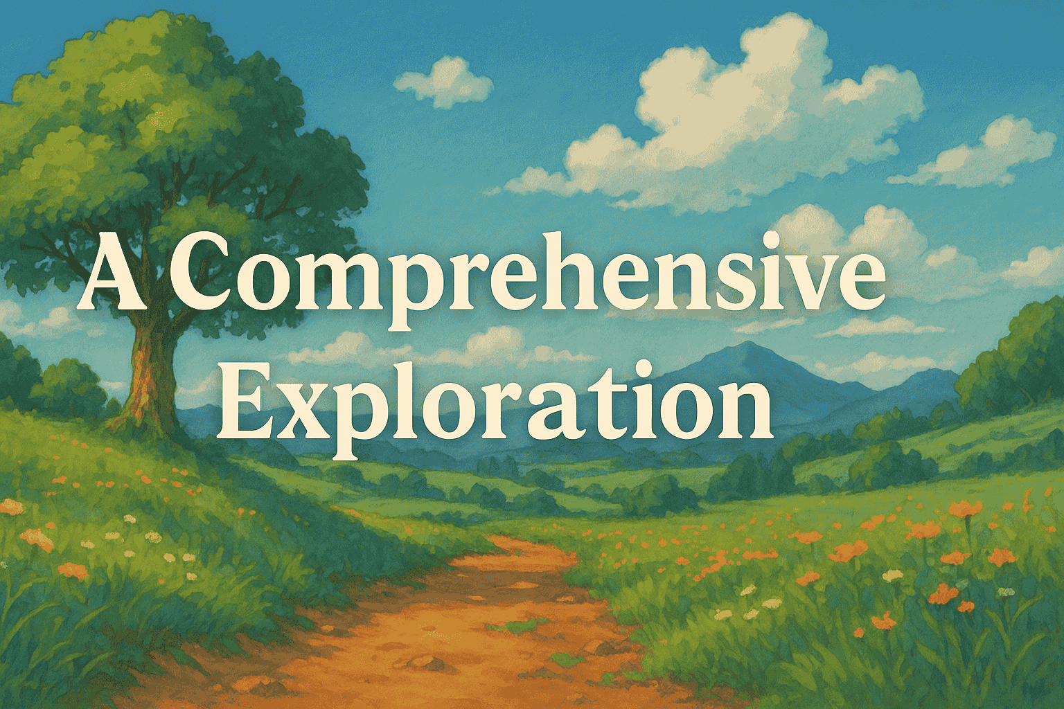 Ghibli Style Image : A Comprehensive Exploration