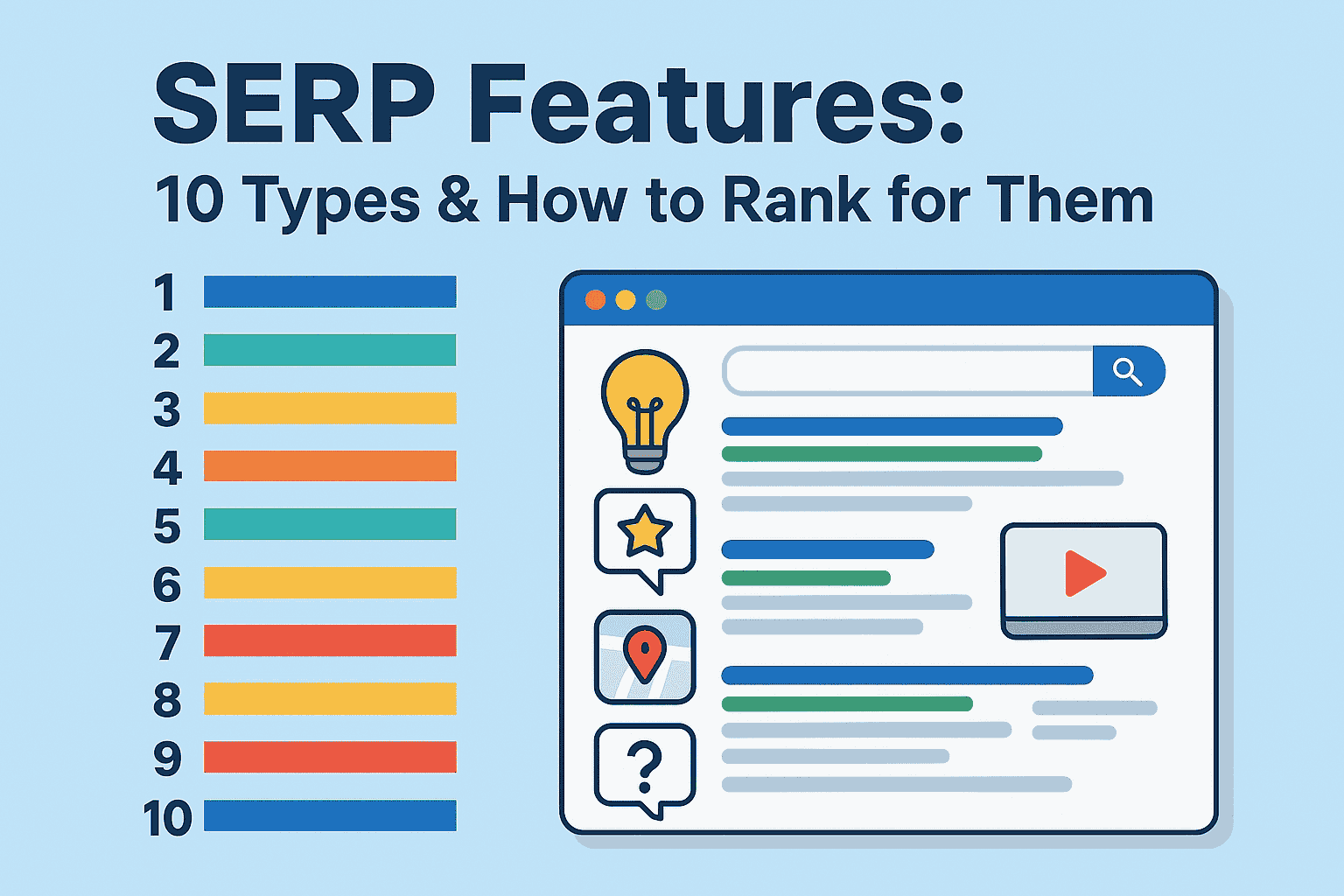 SERP Features: 10 Types & How to Rank for Them