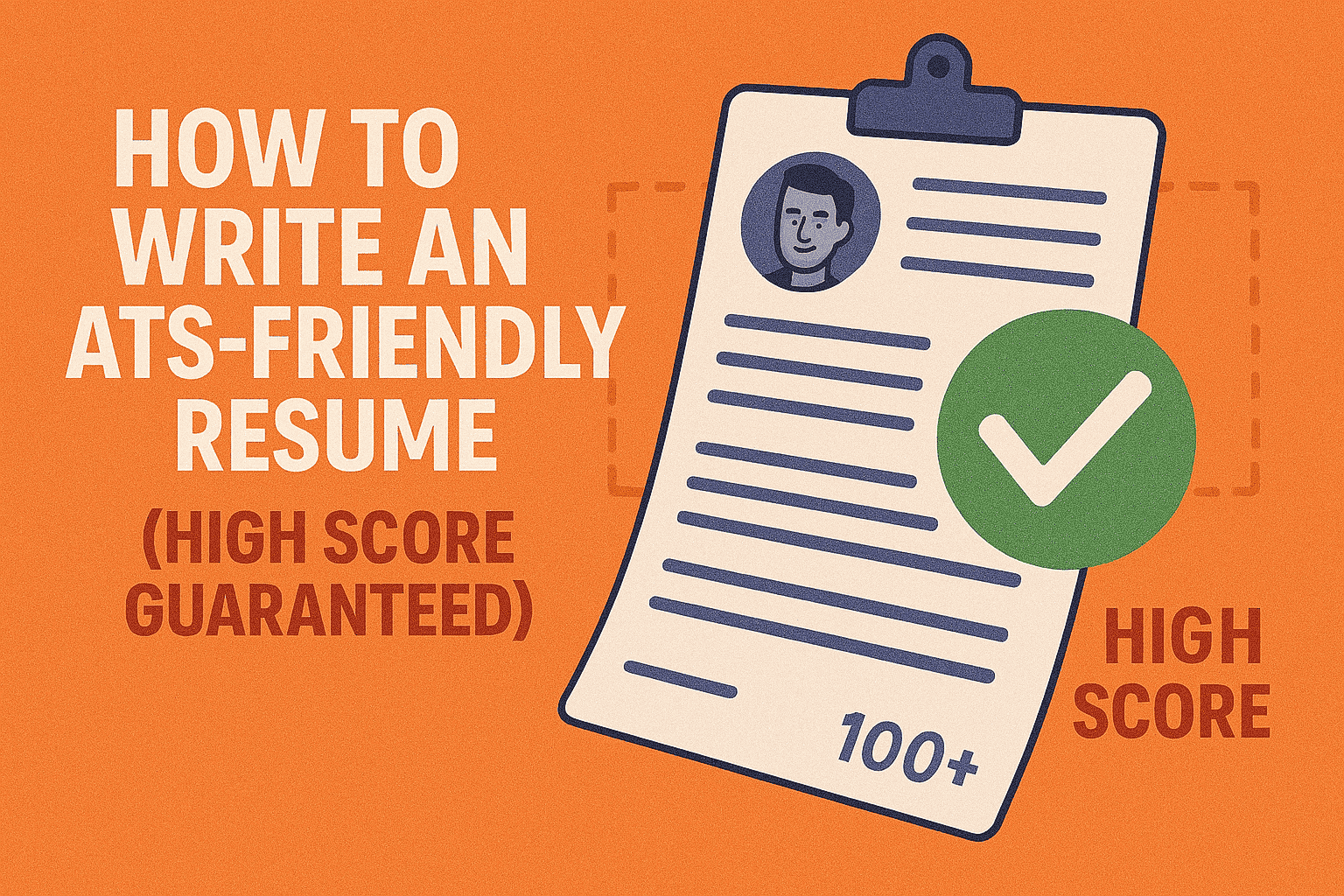 How to Write an ATS-Friendly Resume (High Score Guaranteed)