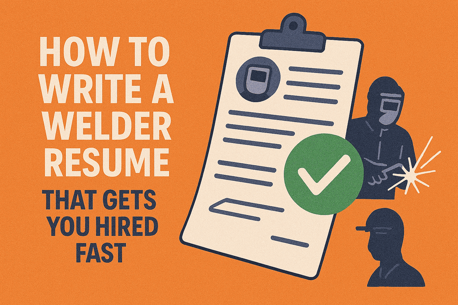 How to Write a Welder Resume That Gets You Hired Fast