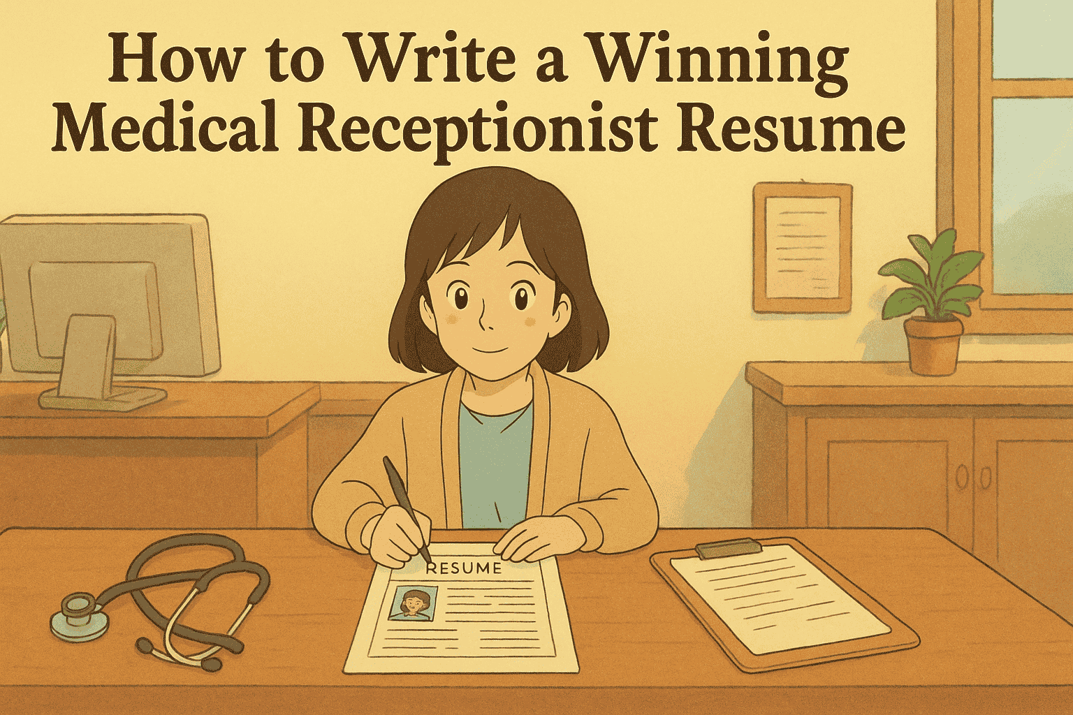 How to Write a Winning Medical Receptionist Resume