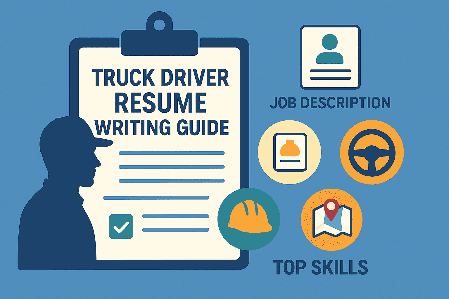 Truck Driver Resume Writing Guide with Job Description and Top Skills