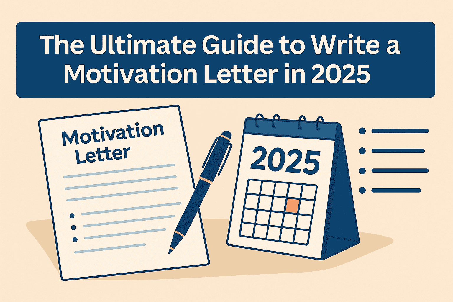 The Ultimate Guide to Write a Motivation Letter in 2025