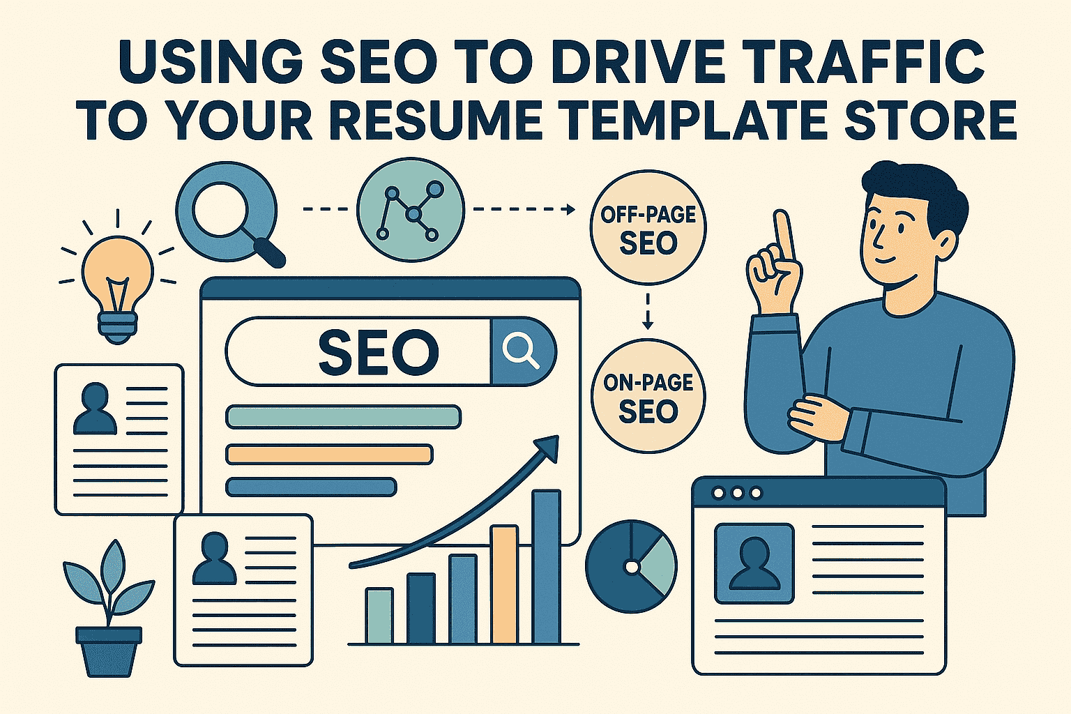 How to Use SEO to Drive Traffic to Your Resume Template Store