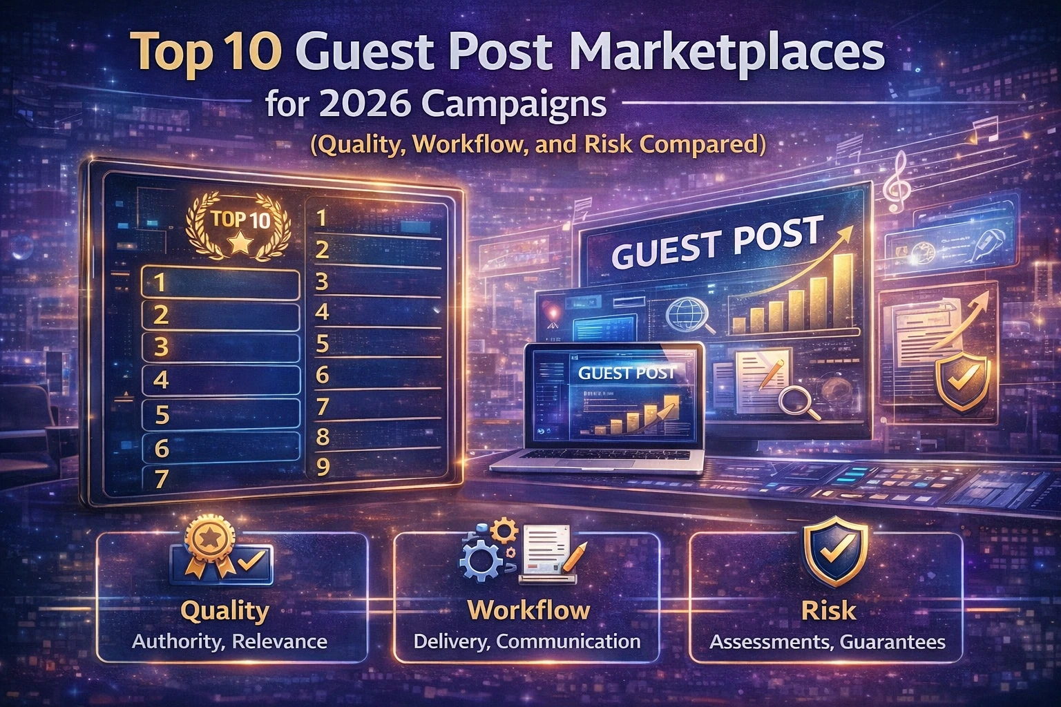 Top 10 Guest Post Marketplaces for 2026 Campaigns (Quality, Workflow ...