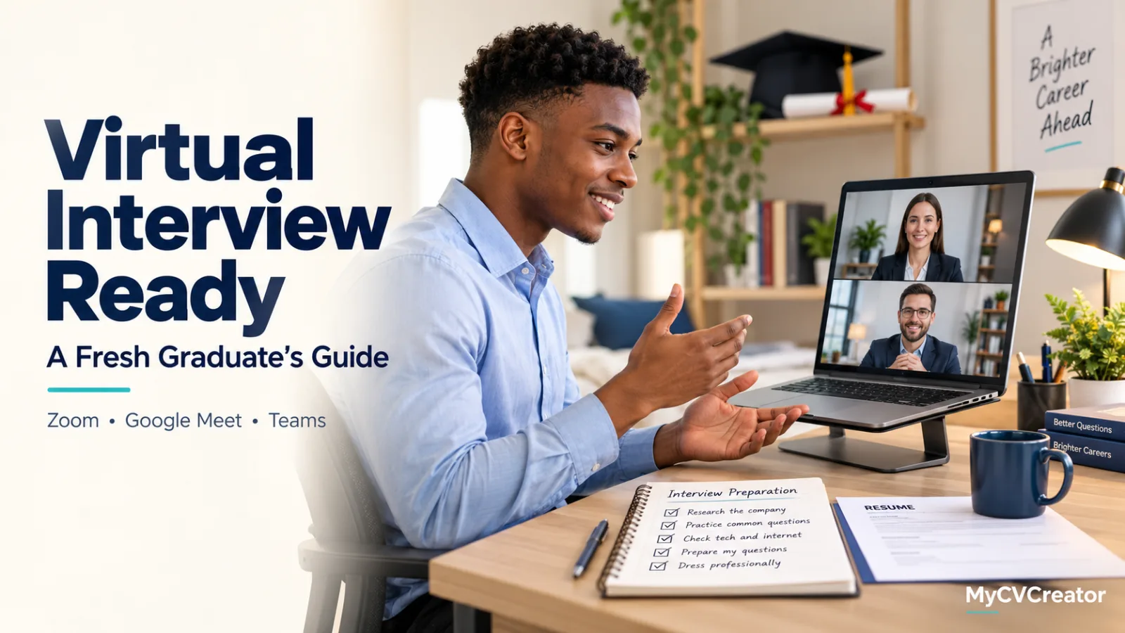 How Fresh Graduates Can Prepare for Virtual Job Interviews on Zoom, Google Meet and Teams