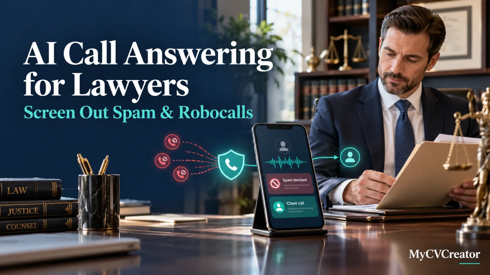 How AI Call Answering Screens Out Spammers and Robocalls for Lawyers