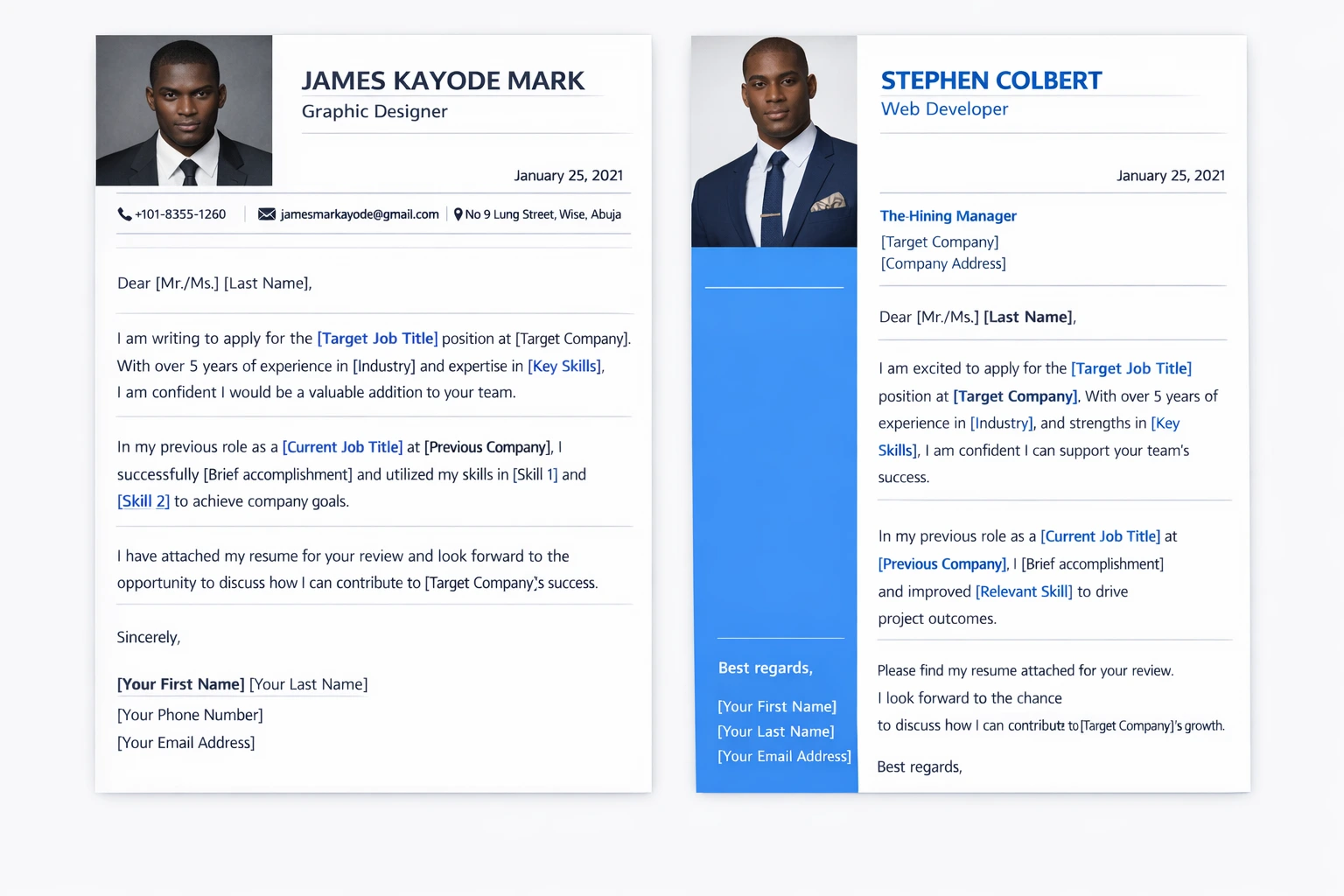 Cover letter generator by job description illustration