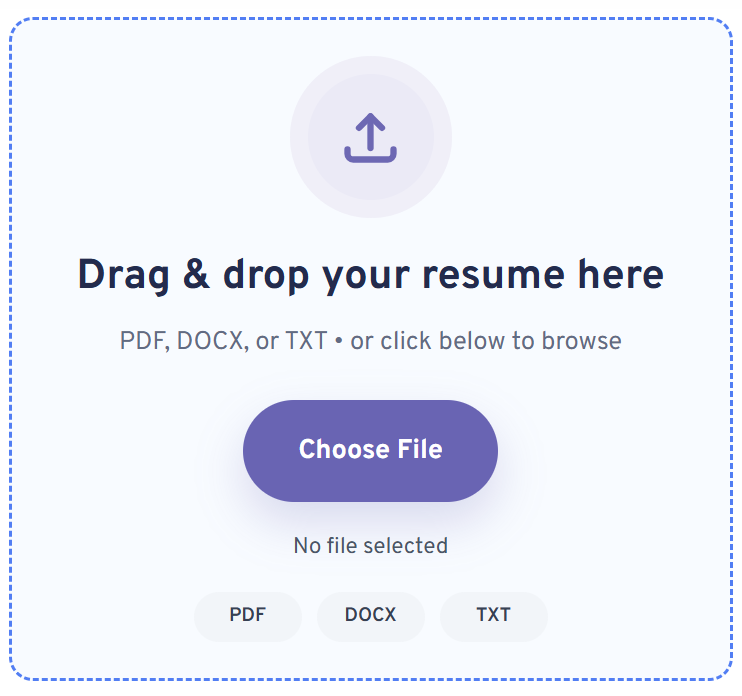 Resume grammar checker and ATS scan illustration